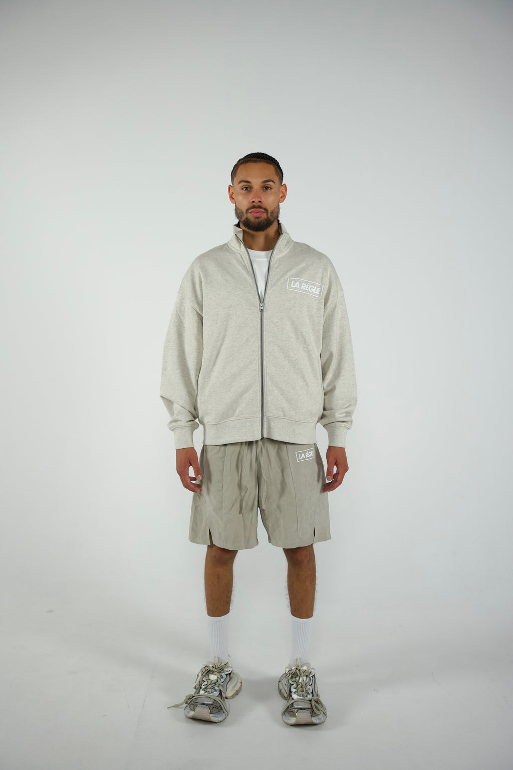 Utility Split Hem Shorts