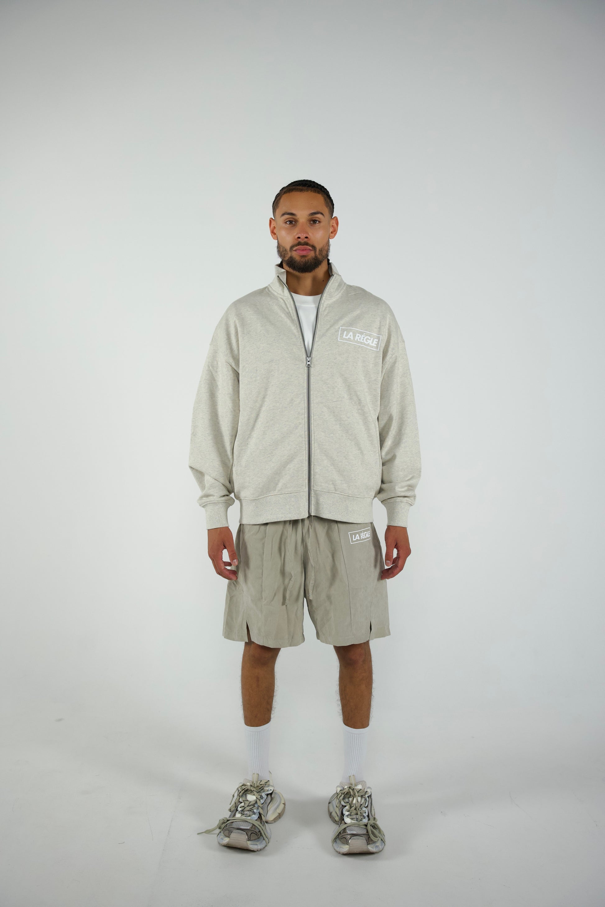 Utility Split Hem Shorts