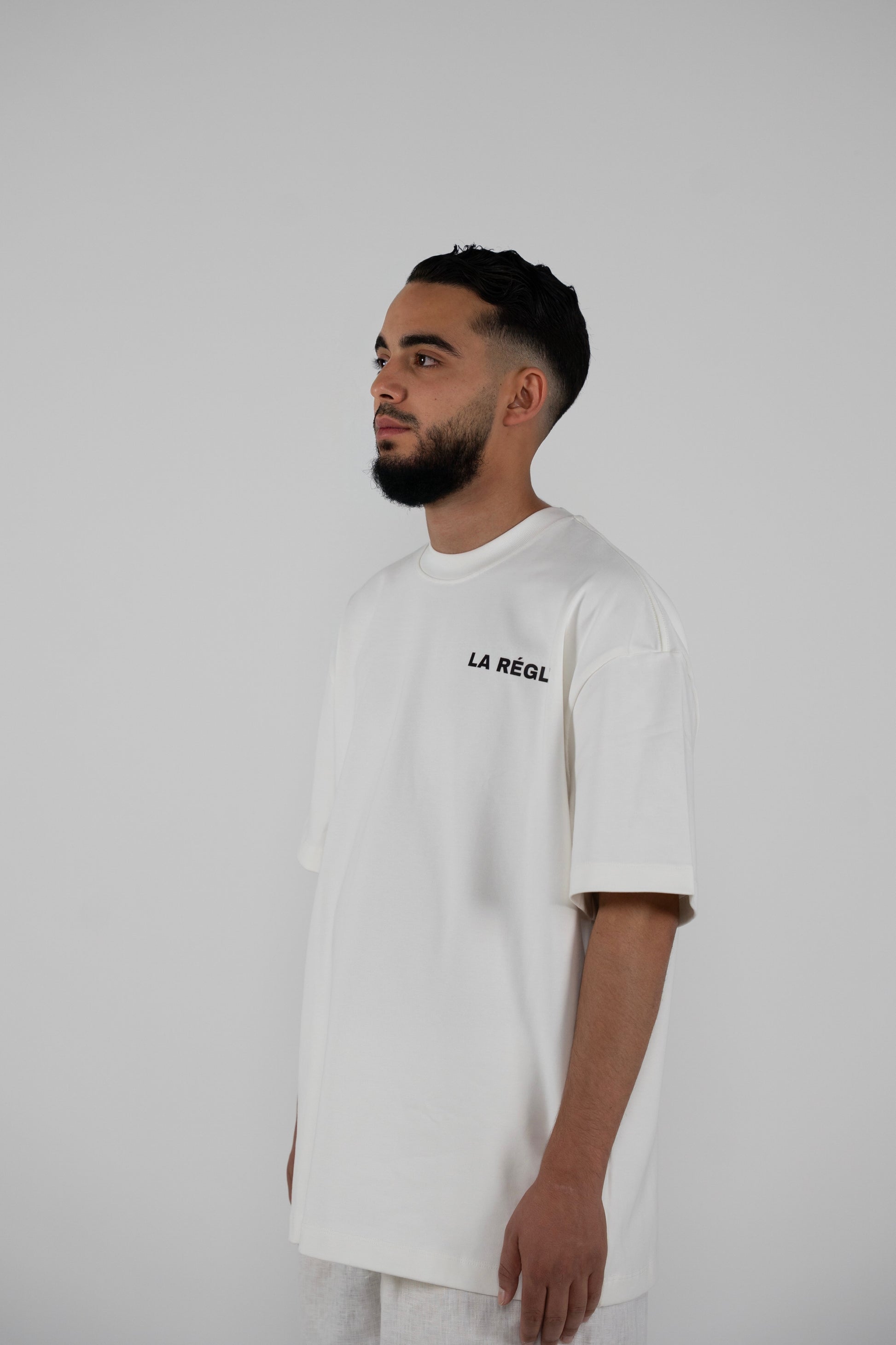 White-Wave Statement Tee