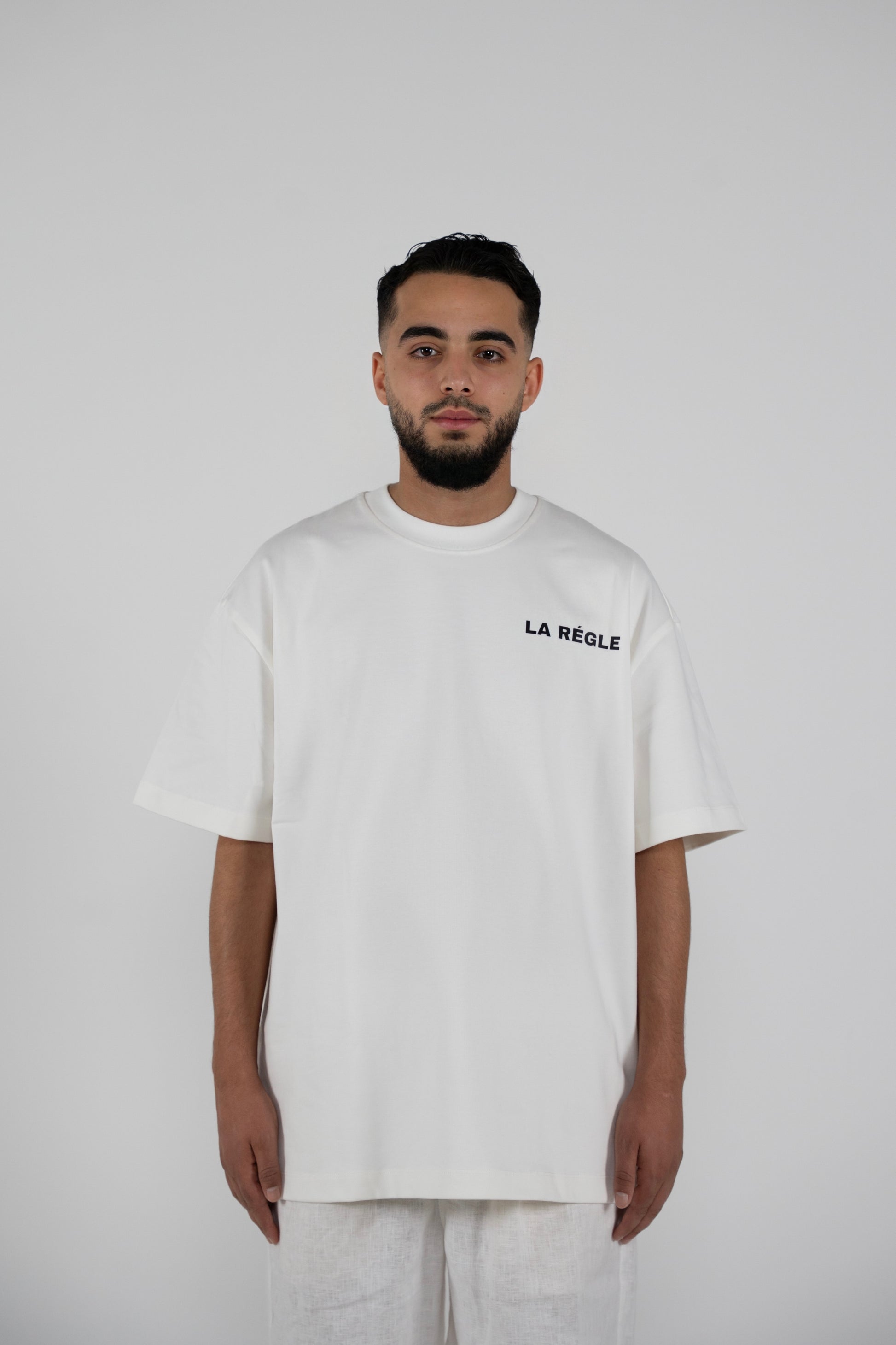 White-Wave Statement Tee