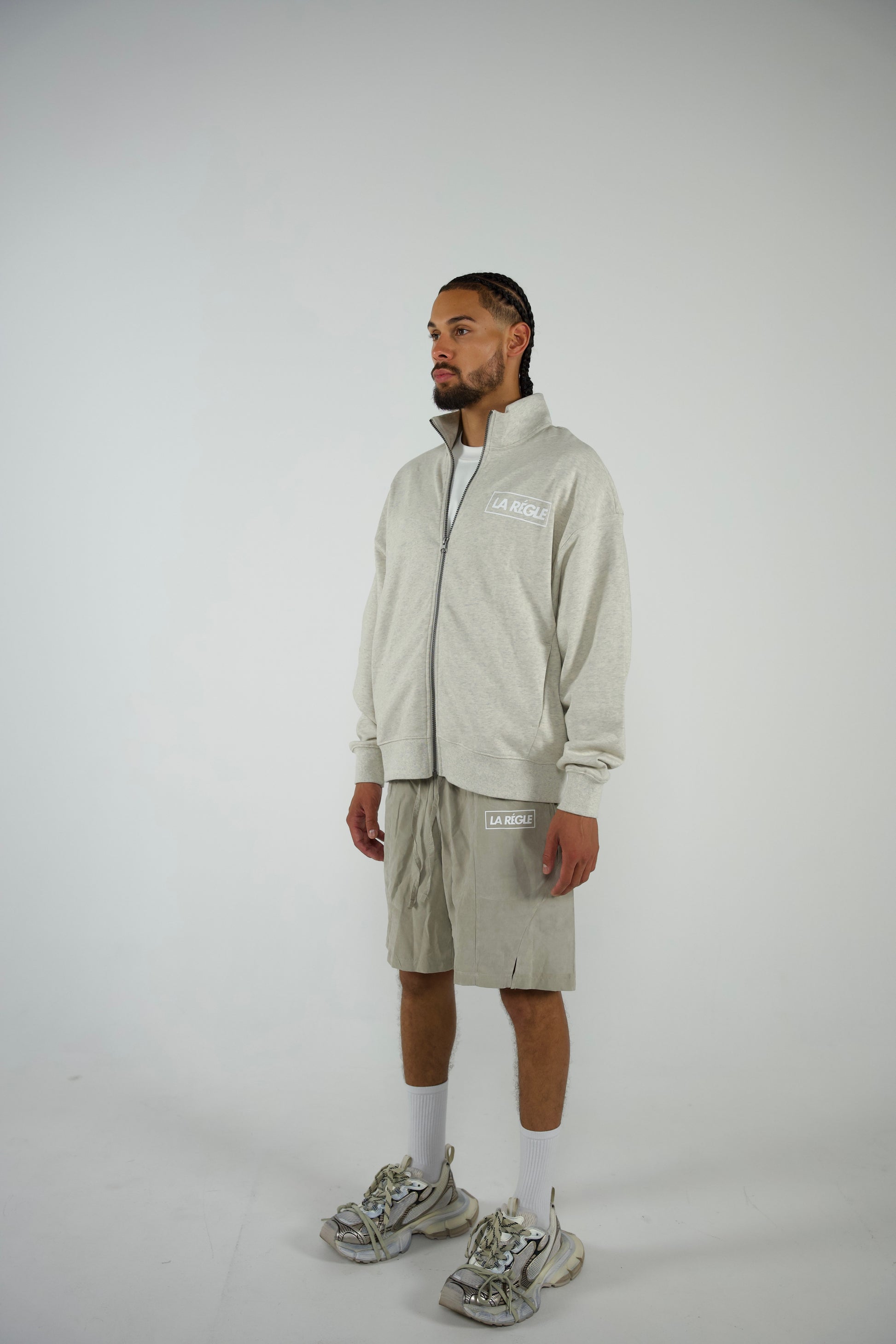 Utility Split Hem Shorts