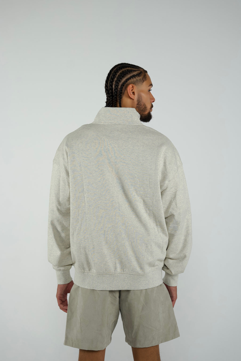 Neutral Zip-Up Track Jacket